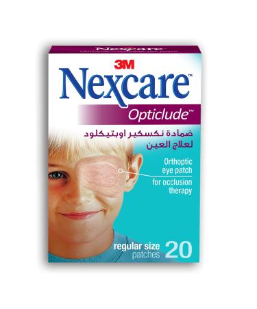 3M Nexcare 1539 Regular Opticlude Orthoptic Eye Patch - 20 Pieces