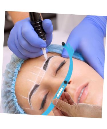 Hemoton eyebrow threading kit level ruler aluminum alloy microblading kit brow mapping tool 25.5x1.3cm Blue - Buy Online on GoSupps.com