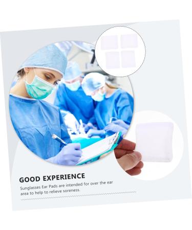 Lurrose Cotton Mask 6-Pack | Ear Pads & Cushions for Oxygen Masks | Hearing Protection Nasal Pads | Comfortable 5.5x5.5cm Polyester White - Buy Online on GoSupps.com