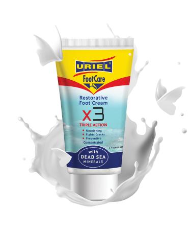 URIEL Foot Cream Stocking Stuffers  Cream for Dry Cracked Heels Treatment  Dry Feet Treatment Lotion for Women and Men  Soothing and Quick Absorbing Cracked Heel Repair Pack of 1