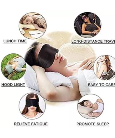 HSN 100% Mulberry Silk Eye Mask for Sleep with Mulberry Silk Scrunchie Eye Mask Natural Silk Eye Mask Smooth & Comfortable Eye mask Birthday Gift Luxury Gift Box Set (Black) - Buy Online on GoSupps.com