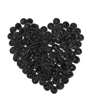 Annhua 150Pcs Latex Finger Cots Finger Tips Black Disposable Finger Protectors 2.44 * 0.95'' Finger Covers for Clinic Beauty Nail Salons Electronics Laboratories Waterproof & Anti-Static Black 100g