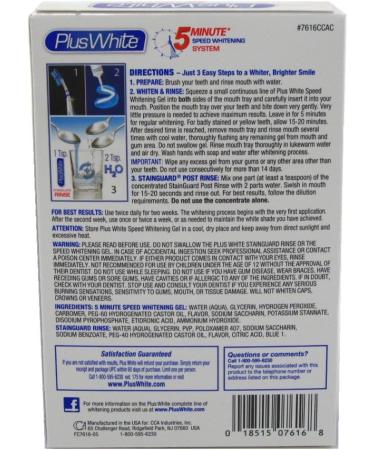 Plus White 5-Minute Premier Whitening System - 2 Pack - Buy Online on GoSupps.com