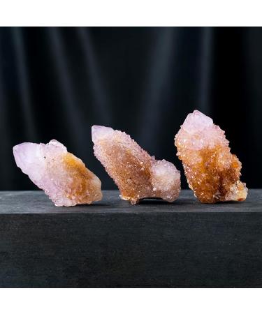 Natural Crystal Rough Natural Raw Cactus Amethyst Cluster Irregular Voilet Cluster Amethyst Specimens (Color : Cactus Cluster Size : 50-70g) 50-70g Cactus Cluster - Buy Online on GoSupps.com