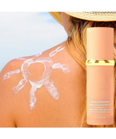 Biomimic Foundation 4 in 1-30ml Hydrating Medium Full Coverage Concealer with SPF 50+Longwearing & Waterproof for Gym Sports Dancing (1PC 30ML) 1 count (Pack of 1) 1pc - Buy Online on GoSupps.com