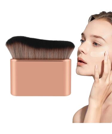 NPQ 1 Pcs Brown Large Tanning Brush Body Makeup Brush Self Tanner Brush for Body Kabuki Foundation Brush Body Brush Makeup & Gloss Applicator Professional Finish Soft & Velvety Bristles