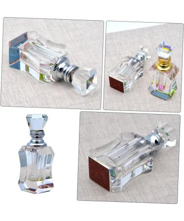 SOLUSTRE Perfume Bottle Hair Scrunchie Chiffon Mini Empty Dropper Bottle Glass Essential Oil Dispenser Perfume Vial Small Perfume Dropper Bottle Glass Dropper Bottle Glass Bottle Crystal - Buy Online on GoSupps.com