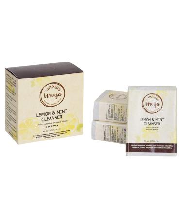 Lemon & Mint Soap Bar - Natural Cleansing for All Skin Types | Cruelty-Free Face & Body Soap for Men & Women - Buy Online on GoSupps.com