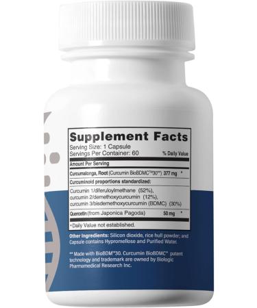 Advanced Bionutritionals Curcumitol-Q BioBDMC Curcumin Supplement - Curcumin I II & III with Quercetin - Buy Online on GoSupps.com