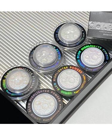 Highlighter Powder Shiny Clear High-gloss Face Face Highlighter Brightening Palette Highlighter Lasting Sparkling Makeup Multi-Use Glitter Makeup Gift for Women (#07) - Buy Online on GoSupps.com
