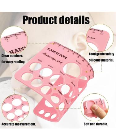 4Pcs Nipple Rulers Set Nipple Ruler for Flange Sizing Silicone & Soft Flange Size Measure for Nipples Nipple Flange Measuring Tool with 1.5m Soft Tape Measure - Buy Online on GoSupps.com