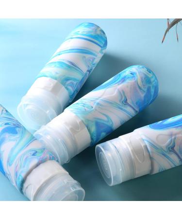 Gemice Travel Bottles 85ml - TSA Approved Leak-Proof BPA-Free Travel Accessories for Shampoo & Soap (Set of 4) - Buy Online on GoSupps.com