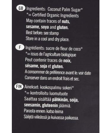 NIL Biona Organic Coconut Palm Sugar 500 g. 500g - Buy Online on GoSupps.com
