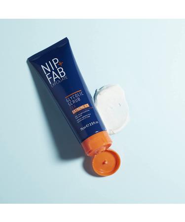 Nip + Fab Glycolic Acid Fix Face Scrub - AHABHA Exfoliating Cleanser with Salicylic Acid & Aloe Vera - 75ml - Buy Online on GoSupps.com