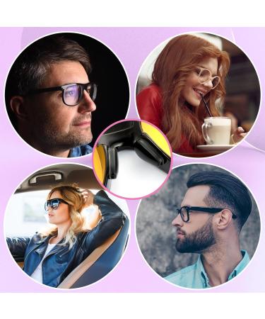 Jeffdad 10 Pairs Self-Adhesive Anti-Slip Nose Pads for Glasses - 3mm Thick Airbag Repair Set for Sunglasses & Reading Glasses - Black - Buy Online on GoSupps.com