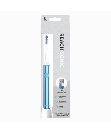 REACH Sonic USB Electric Toothbrush Soft Includes Toothbrush Handle Brush Head Toothbrush Cap Travel Case and Toothbrush Stand - Buy Online on GoSupps.com