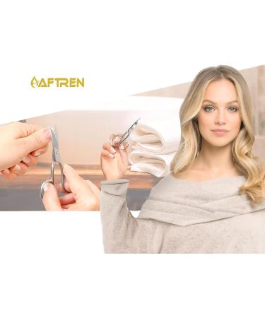 Micro Teeth Nail Scissors Stainless Steel Manicure and Pedicure Scissors with Slightly Curved Cutting Surface Extra Sharp for Precisely Trimming Strong Nails - Buy Online on GoSupps.com