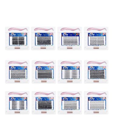 Premium Reusable False Eyelashes Set & Mascara Eyelash Glue for Beginners - 12 Pairs - Buy Online on GoSupps.com