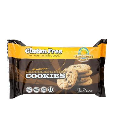 Kinnikinnick Gluten Free Cookies, Montana Chocolate Chip, 8 Ounce (Pack of 6) Chocolate Chip 8 Ounce (Pack of 6)