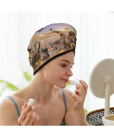 Super Absorbent Microfiber Hair Towel for Women - Quick Dry Coral Velvet Wrap for Long Curly & Thick Hair - Buy Online on GoSupps.com
