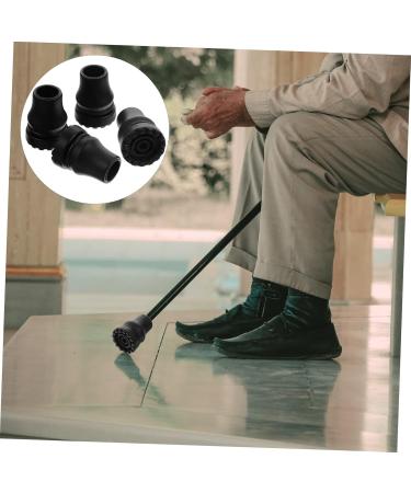 Healeeved Crutch Pads & Hiking Stick Tips - Durable Rubber End Caps for Trekking Poles | Replace Foot Tips for Optimal Stability & Protection - Buy Online on GoSupps.com