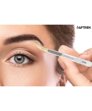Professional Stainless Steel Eyebrow Tweezers Hair Removal Tweezers Facial Hair Ingrown Hair for Men Women - Buy Online on GoSupps.com