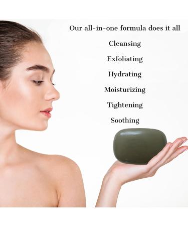 Dead Sea Mud Soap Bar | Deep Pore Cleanser for Face & Body | Natural 3.17 oz - Perfect for Men & Women - Buy Online on GoSupps.com
