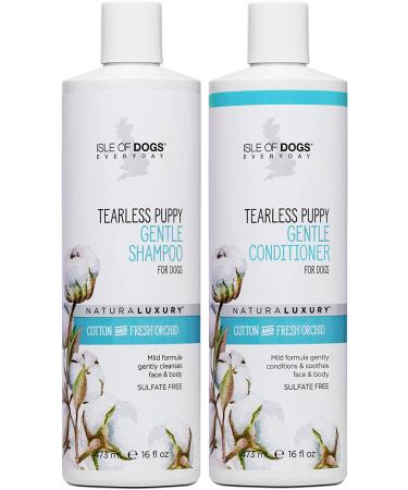 Isle of Dogs Tearless Puppy Shampoo 16 oz - Gentle Formula for Sensitive Pups - Buy Online on GoSupps.com