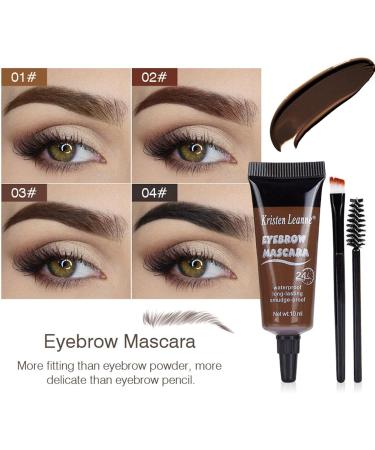 Gel for Eyebrows - Long Lasting Waterproof Eyebrow Liquid Gel Eyebrow Mascara Makeup Brow Fast Sculpt Shape Eyebrows for Women Girls Her Sritob 1# - Buy Online on GoSupps.com