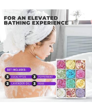 Makady Aromatherapy Shower Steamers Variety Set - 12 Shower Bombs with Essential Oils for Relaxation. Shower Melts for Women Who Have Everything. Home Spa Shower Fizzies - Buy Online on GoSupps.com