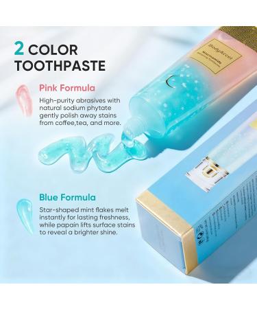 BodyAccel Niacinamide Whitening Toothpaste, Intensive Radiant Toothpaste with Fluoride-Free Formula, Stain-Removing Daily Cleaning, Enamel Care & Fresh Breath, 1 Pack - Buy Online on GoSupps.com