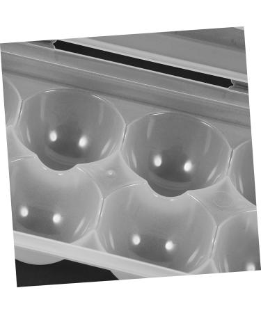 NAMOARLY 2pcs Egg Preservation Box Plastic Egg Container with Lid for Refrigerator Egg Container for Refrigerator 12 Count Egg Cartons Reusable Egg Crates Trash Can Storage Pp re-usable - Buy Online on GoSupps.com