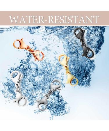 Double Lobster Clasp Extender for DIY Jewelry Making - 8pcs Silver 0.9 Inch - Buy Online on GoSupps.com