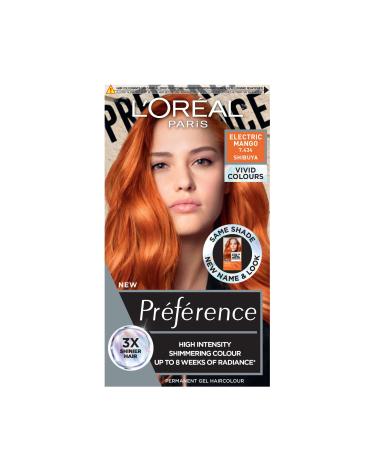 L'Or al Paris Permanent Hair Colour Long-Lasting Shine and Intense Colour For up to 8 Weeks Preference Vivids (Colorista) Electric Mango 7.46 x1 pack 7.46 ELECT MANGO ENG - Buy Online on GoSupps.com