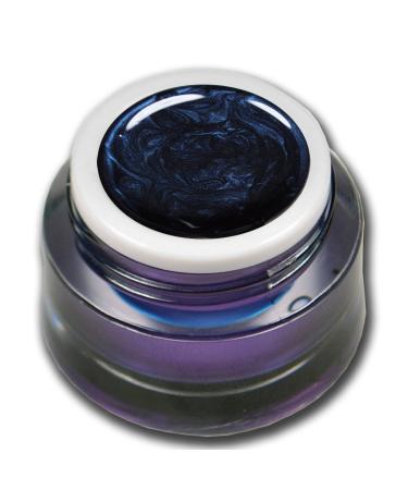 Color gel metallic Storm Dark Blue Uv Led Nail Gel Studio Quality Color Gel RM Beautynails 1 Pack (1x 5ml) 43-Storm