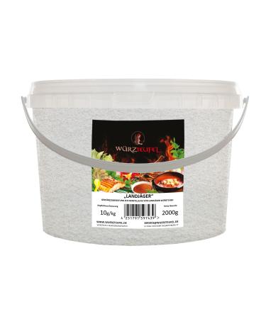 W rzteufel Landj ger spices aromatic raw sausage spice preparation without additives PE bucket 2000 g 20 kg