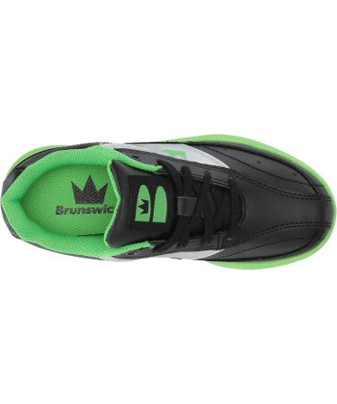 Boys Brunswick Renegade Bowling Shoes - Black/Neon Green - Size 04 (Youth) - Buy Online on GoSupps.com