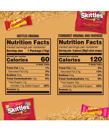 Skittles Fun Size Variety Mix - 55 Piece Halloween Candy Assortment | 21.35 oz - Buy Online on GoSupps.com