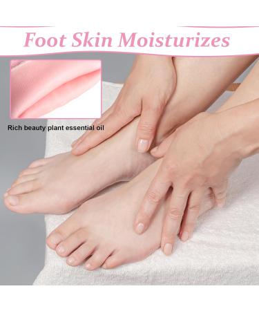 Zuroki Gel Socks - Moisturizing Spa Foot Care for Soft Feet | Reusable Cornea Socks | Ideal Gift for Women | 2 Pairs - Buy Online on GoSupps.com
