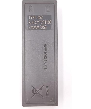 7.2V 2000mAh Scanreco 592 Battery (2 PCS) - Compatible with Scanreco/Palfinge 592 590 960 RC400 | RSC7220 Crane Remote Control Battery - Ni-MH - Buy Online on GoSupps.com