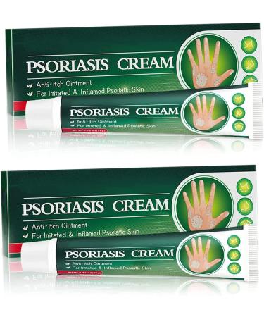 JOOTOO Psoriasis Cream Natural Chinese Herbal Cream Eczema Dermatitis Pruritus Ointment ispose of White Spots On Skin and Improve Skin Pigmentation (2PCS)