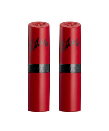 Rimmel  Lasting Finish By Kate Lipstick - Matte Collection  2 Count(Pack of 1) 111 2 Count(Pack of 1) - Buy Online on GoSupps.com