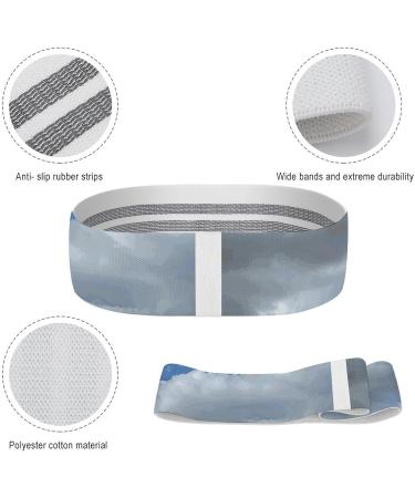 High-Quality White Farmhouse Image Printed Resistance Bands | Elastic & Fabric Fitness Bands for Effective Leg Workouts - Shop Internationally - Buy Online on GoSupps.com