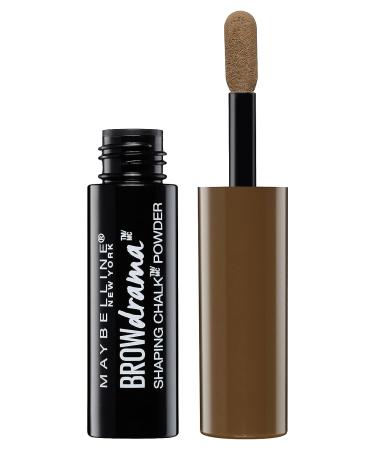 Maybelline Brow Drama Shaping Chalk Powder 1g - Deep Brown - Buy Online on GoSupps.com