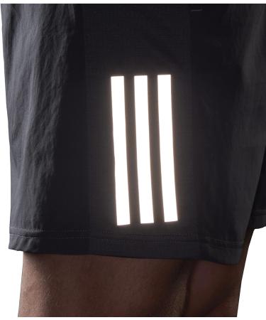 adidas Men's Own The Run Shorts Large - Grey/Reflective Silver - 7 Inches - Buy Online on GoSupps.com