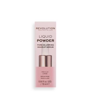 Revolution Liquid Powder Make Up Serum  Pore Minimizer Cream  Removes Shine & Reduces Pores  0.64fl.oz/19ml