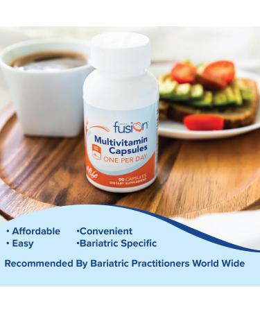 Bariatric Fusion One Per Day Bariatric Multivitamin with Iron | Easy to Swallow Capsule | 90 Count - Buy Online on GoSupps.com