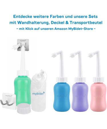 3.0 MyBid Po Shower - Intimate Shower with Travel Bag & Lid | Gentle Ros - Ideal for Puerperium & Buttocks Relief - Buy Online on GoSupps.com