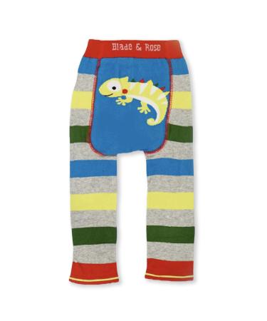 Blade & Rose Chameleon Leggings | Toddler and Baby Knit Leggings | Multicoloured Stripes | from 0-4 Years