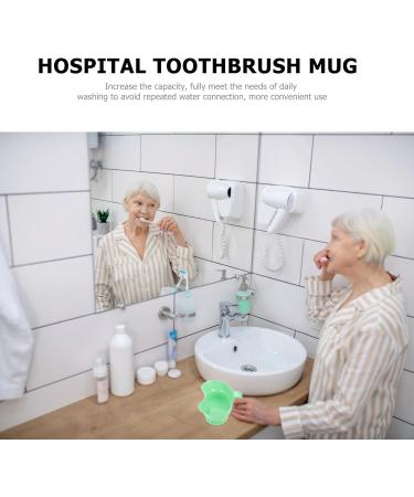 Buy Luxshiny Bed Mouthwash Cup - Plastic Emesis Tray for Elderly & Bedridden Ideal Dental Care Solution - Buy Online on GoSupps.com